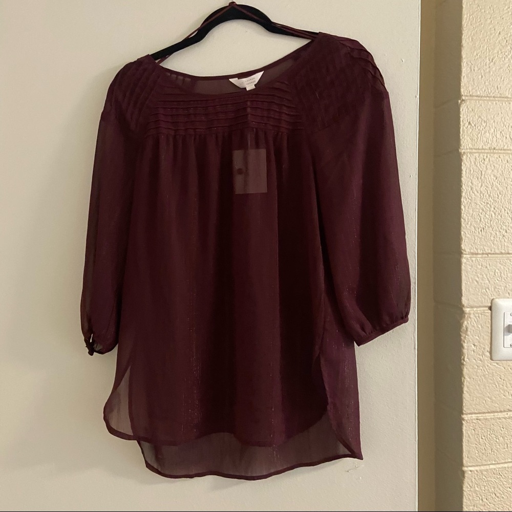 Lauren Conrad size M purple blouse